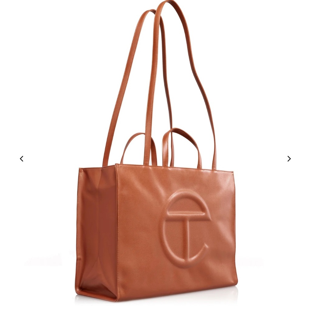NWT and dust bag TELFAR LG Vegan Leather Shopping/Weekender Tote Bag